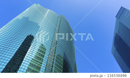 都心の高層オフィスビル群の風景 116536896