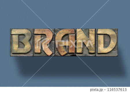 brand word with shadow 116537613