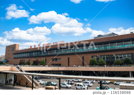 仙台駅西口の駅舎 116538098