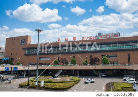 仙台駅西口の駅舎 仙台駅西口の駅舎 116538099