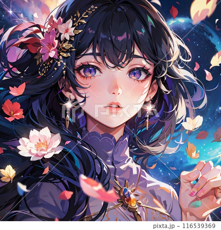 イラスト素材: 女の子【AI生成画像】 116539369