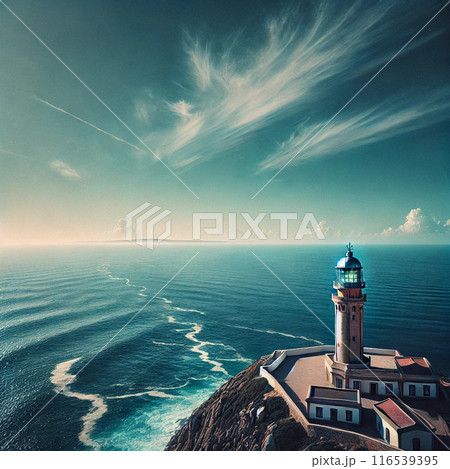 灯台と果てしない地平線 灯台と果てしない地平線 116539395
