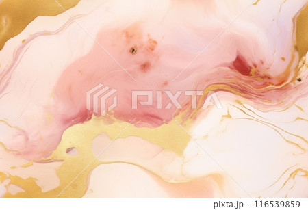 Luxury abstract fluid art painting in alcohol ink technique, mixture of colorful Luxury abstract fluid art painting in alcohol ink technique, mixture of colorful 116539859