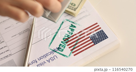 USA visa approved, application form for emigration abroad USA visa approved, application form for emigration abroad 116540270