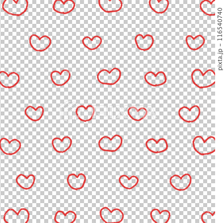 Heart line pattern background material illustration 1 116540740