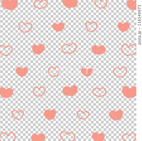 條紋心形圖案背景手繪插畫3 116540973