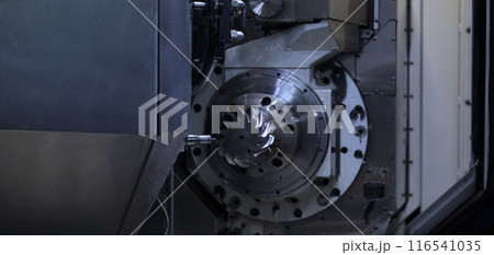 Metalworking cnc milling machine, cutting metal modern processing technology Metalworking cnc milling machine, cutting metal modern processing technology 116541035