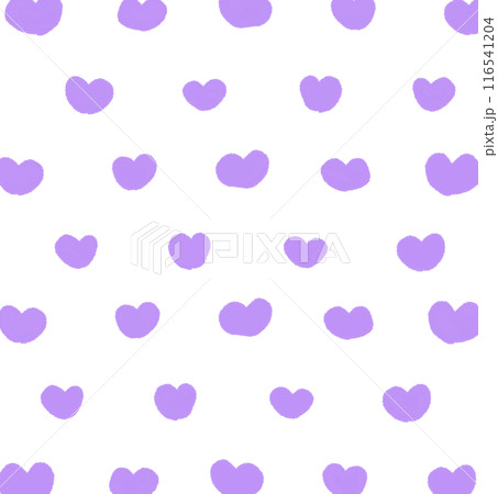 ハート柄の手描きの背景画像イラスト12 116541204