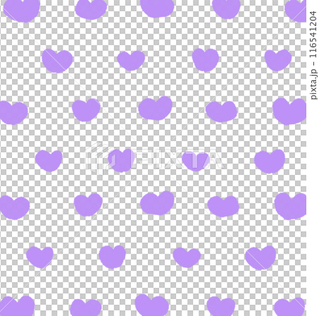 ハート柄の手描きの背景画像イラスト12 116541204