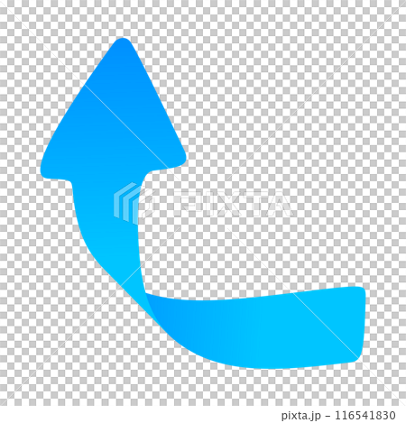 Realistic 3d icon blue arrow direction symbol design for element Realistic 3d icon blue arrow direction symbol design for element 116541830