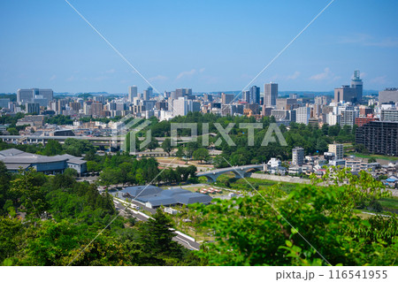 仙台城跡から見える仙台市街 仙台城跡から見える仙台市街 116541955