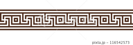 Greece ornament with repeated geometric motif 116542573