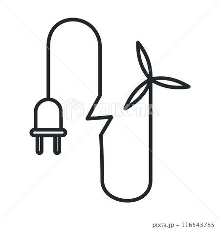 Ecology line art icon, nature and environment. Protection, planet care, natural recycling power. Vector ecology line art illustration Ecology line art icon, nature and environment. Protection, planet care, natural recycling power. Vector ecology line art illustration 116543785