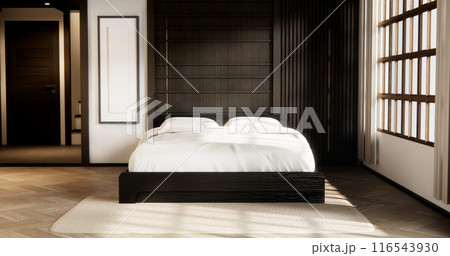 Modern Bedroom interior design with decoration room japan. 116543930