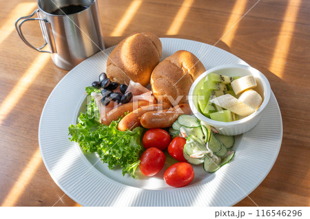 ヘルシーな朝食 ヘルシーな朝食 116546296
