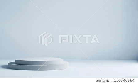 Empty scene with blur background for presentation product. Horizontal stage with blurred surface. 116546564