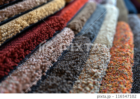 A Rainbow of Carpet Samples, Awaiting Their Home 116547102