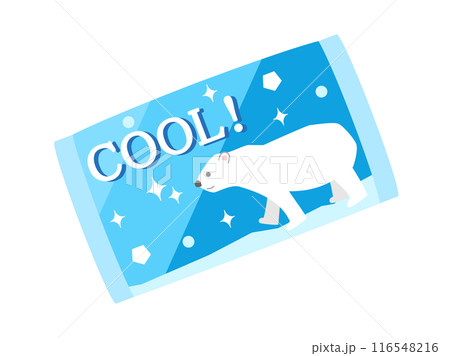 保冷剤や冷却パックをイメージしたイラスト 保冷剤や冷却パックをイメージしたイラスト 116548216