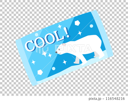 保冷剤や冷却パックをイメージしたイラスト 保冷剤や冷却パックをイメージしたイラスト 116548216