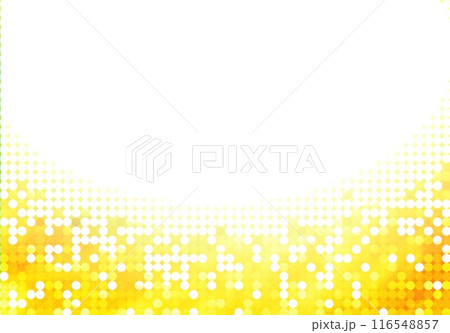 金の丸模様モザイク背景 116548857