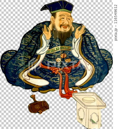 手拍子を打つ大黒天 116549612