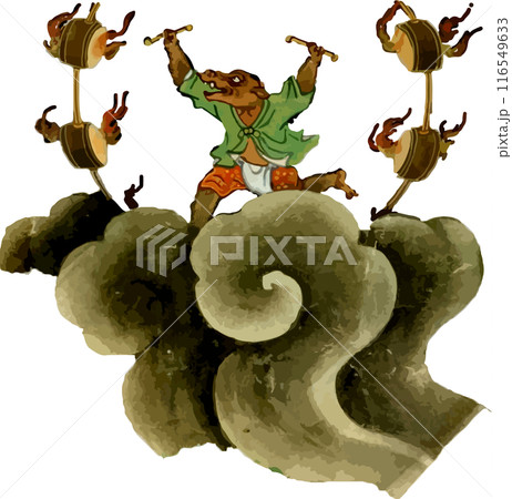 獣のような雷神様 獣のような雷神様 116549633
