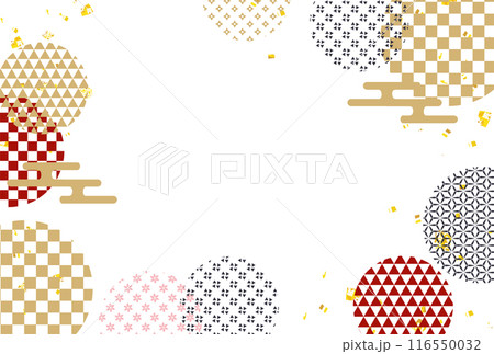 金 和柄 年賀状 背景 金 和柄 年賀状 背景 116550032