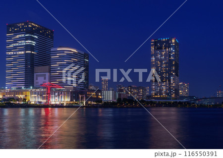 豊洲の夜景～晴海側から撮影 116550391