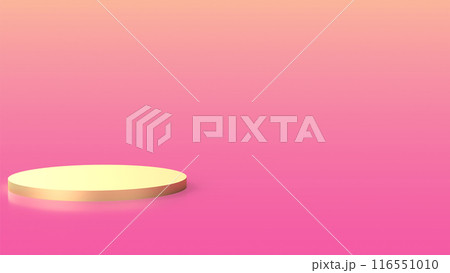 The gold podium for advertising or present concept 3d rendering. The gold podium for advertising or present concept 3d rendering. 116551010
