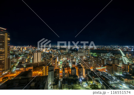綺麗な大阪梅田の夜景　～大阪風景～ 116551574