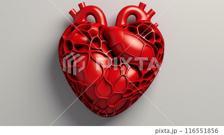 Abstract human internal organs, Anatomy, Medical education concept, Generative AI 116551856