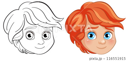 Smiling Boy with Red Hair Smiling Boy with Red Hair 116551915