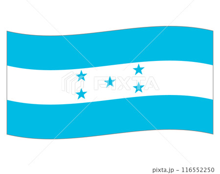 世界の国旗　ホンジュラスの旗 116552250
