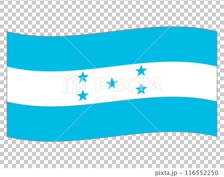 世界の国旗　ホンジュラスの旗 116552250