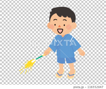 Boy making fireworks 116552847