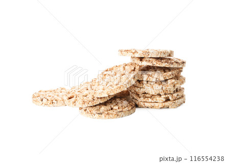 PNG, diet rice bread, isolated on white background. PNG, diet rice bread, isolated on white background. 116554238