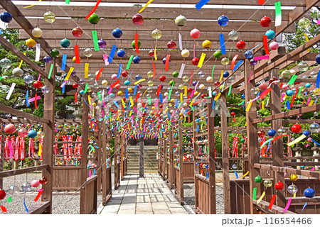 静岡県袋井　可睡斎　風鈴まつり 116554466