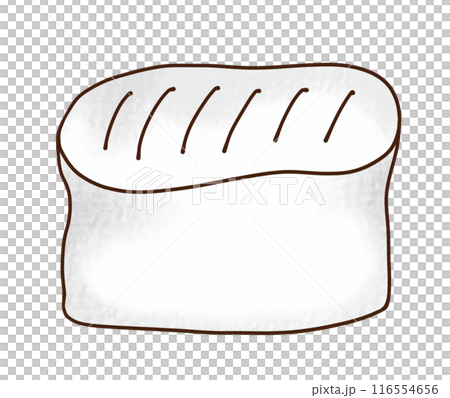 ゆるめシンプルカマンベールチーズ　アナログ風 116554656