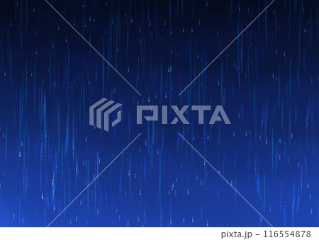 雨が降るシンプルグラデーション背景壁紙イラストテクスチャ【青、ネイビー】 雨が降るシンプルグラデーション背景壁紙イラストテクスチャ【青、ネイビー】 116554878