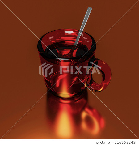 Glass tea cup 116555245