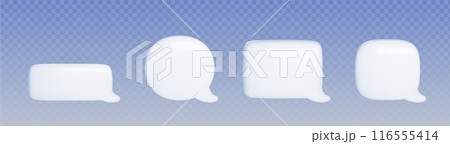 Speech bubble for chat conversation or message. 116555414