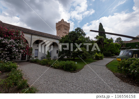 San Pelagio castle ni Padua that hosts the Flight Museum 116556158