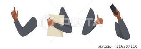 Office Man Character Constructor with Separated Body Part Vector Set Office Man Character Constructor with Separated Body Part Vector Set 116557110