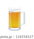 ビールジョッキに入ったビールのイラスト 116558327