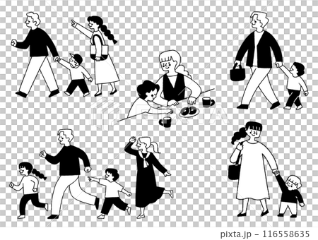 Family set having fun with children_2 116558635