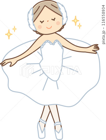 バレエを踊る女の子 バレエを踊る女の子 116558934