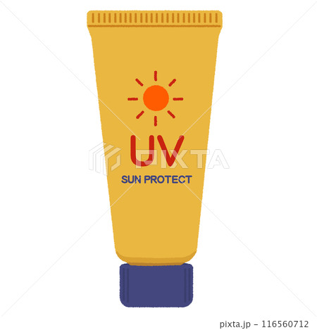 日焼け止めのイラスト 116560712