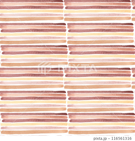 Seamless pattern. Watercolor stripes and spots of pink and burgundy hand-painted in watercolor on a white background. Suitable for printing, scrapbooking, textiles, design. Watercolor illustration. Seamless pattern. Watercolor stripes and spots of pink and burgundy hand-painted in watercolor on a white background. Suitable for printing, scrapbooking, textiles, design. Watercolor illustration. 116561316