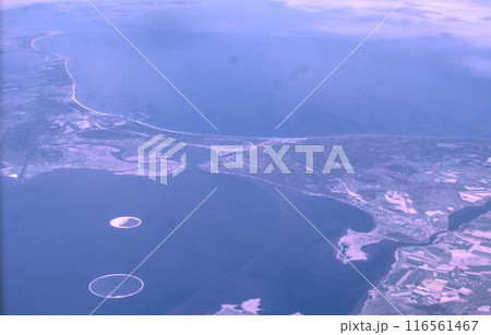 view from the airplane window 116561467