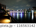 都内夜景　浅草　隅田川 116563142